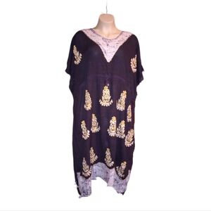 Elegant Rich Dark Purple Kaftan